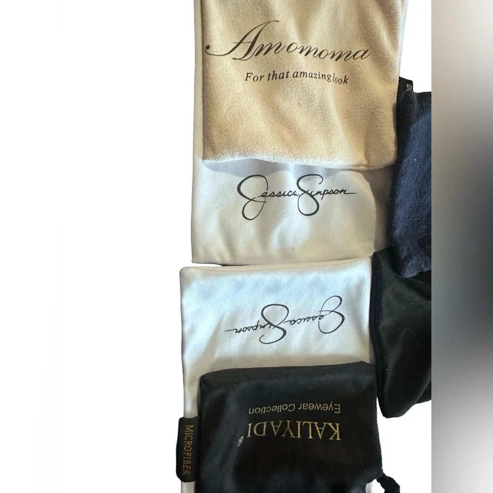 Jessica Simpson and Others Eye Glass case holder Set of 6
